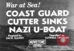 Image of US Coast Guard rescues sailors North Sea, 1943, second 1 stock footage video 65675027928