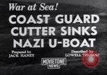 Image of US Coast Guard rescues sailors North Sea, 1943, second 5 stock footage video 65675027928