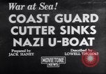 Image of US Coast Guard rescues sailors North Sea, 1943, second 6 stock footage video 65675027928