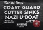 Image of US Coast Guard rescues sailors North Sea, 1943, second 7 stock footage video 65675027928