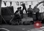 Image of Sailors are issued combat helmets aboard the USS Nelson  Atlantic Ocean, 1943, second 3 stock footage video 65675027935