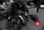 Image of Sailors are issued combat helmets aboard the USS Nelson  Atlantic Ocean, 1943, second 22 stock footage video 65675027935