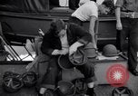 Image of Sailors are issued combat helmets aboard the USS Nelson  Atlantic Ocean, 1943, second 35 stock footage video 65675027935