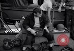 Image of Sailors are issued combat helmets aboard the USS Nelson  Atlantic Ocean, 1943, second 37 stock footage video 65675027935