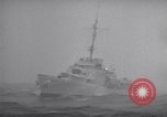 Image of Two US Coast Guard cutters on convoy duty Atlantic Ocean, 1943, second 23 stock footage video 65675027940