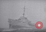 Image of Two US Coast Guard cutters on convoy duty Atlantic Ocean, 1943, second 30 stock footage video 65675027940