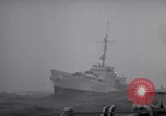 Image of Two US Coast Guard cutters on convoy duty Atlantic Ocean, 1943, second 38 stock footage video 65675027940