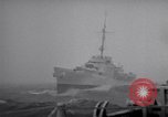 Image of Two US Coast Guard cutters on convoy duty Atlantic Ocean, 1943, second 40 stock footage video 65675027940