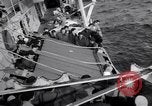 Image of US Coast Guard Cutter George W Campbell being repaired at sea United States USA, 1943, second 18 stock footage video 65675027941