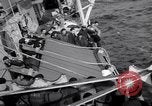 Image of US Coast Guard Cutter George W Campbell being repaired at sea United States USA, 1943, second 20 stock footage video 65675027941