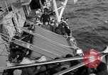 Image of US Coast Guard Cutter George W Campbell being repaired at sea United States USA, 1943, second 26 stock footage video 65675027941