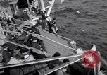 Image of US Coast Guard Cutter George W Campbell being repaired at sea United States USA, 1943, second 33 stock footage video 65675027941