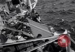 Image of US Coast Guard Cutter George W Campbell being repaired at sea United States USA, 1943, second 35 stock footage video 65675027941