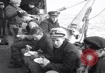 Image of Crew of USCGC Campbell have lunch on deck Nova Scotia, 1943, second 5 stock footage video 65675027942