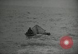 Image of survivors Pacific Ocean, 1945, second 25 stock footage video 65675027947
