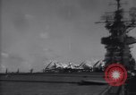Image of SB2C airplane crashes during landing on USS Bunker Hill (CV-17) Pacific Theater, 1944, second 29 stock footage video 65675027954