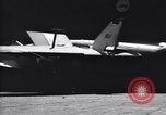 Image of SB2C airplane crashes while landing on USS Bunker Hill Pacific Theater, 1944, second 25 stock footage video 65675027955