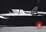 Image of SB2C airplane crashes while landing on USS Bunker Hill Pacific Theater, 1944, second 27 stock footage video 65675027955