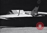 Image of SB2C airplane crashes while landing on USS Bunker Hill Pacific Theater, 1944, second 29 stock footage video 65675027955