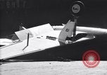 Image of SB2C airplane crashes while landing on USS Bunker Hill Pacific Theater, 1944, second 53 stock footage video 65675027955
