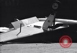 Image of SB2C airplane crashes while landing on USS Bunker Hill Pacific Theater, 1944, second 55 stock footage video 65675027955