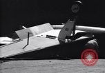 Image of SB2C airplane crashes while landing on USS Bunker Hill Pacific Theater, 1944, second 60 stock footage video 65675027955