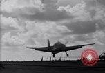 Image of TBF Avenger airplane noses over during landing Pacific Theater, 1944, second 4 stock footage video 65675027956