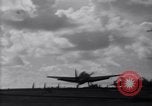 Image of TBF Avenger airplane noses over during landing Pacific Theater, 1944, second 8 stock footage video 65675027956