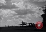 Image of TBF Avenger airplane noses over during landing Pacific Theater, 1944, second 12 stock footage video 65675027956
