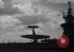 Image of TBF Avenger airplane noses over during landing Pacific Theater, 1944, second 16 stock footage video 65675027956