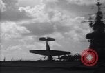 Image of TBF Avenger airplane noses over during landing Pacific Theater, 1944, second 18 stock footage video 65675027956