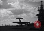 Image of TBF Avenger airplane noses over during landing Pacific Theater, 1944, second 20 stock footage video 65675027956