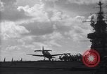 Image of TBF Avenger airplane noses over during landing Pacific Theater, 1944, second 27 stock footage video 65675027956