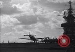 Image of TBF Avenger airplane noses over during landing Pacific Theater, 1944, second 28 stock footage video 65675027956