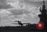 Image of TBF Avenger airplane noses over during landing Pacific Theater, 1944, second 30 stock footage video 65675027956