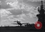 Image of TBF Avenger airplane noses over during landing Pacific Theater, 1944, second 31 stock footage video 65675027956