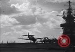 Image of TBF Avenger airplane noses over during landing Pacific Theater, 1944, second 32 stock footage video 65675027956
