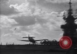 Image of TBF Avenger airplane noses over during landing Pacific Theater, 1944, second 36 stock footage video 65675027956