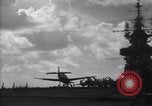 Image of TBF Avenger airplane noses over during landing Pacific Theater, 1944, second 43 stock footage video 65675027956