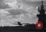 Image of TBF Avenger airplane noses over during landing Pacific Theater, 1944, second 45 stock footage video 65675027956