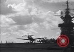 Image of TBF Avenger airplane noses over during landing Pacific Theater, 1944, second 48 stock footage video 65675027956