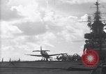 Image of TBF Avenger airplane noses over during landing Pacific Theater, 1944, second 51 stock footage video 65675027956