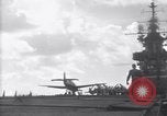 Image of TBF Avenger airplane noses over during landing Pacific Theater, 1944, second 52 stock footage video 65675027956