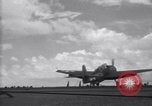 Standbild TBF Flugzeuge Nasen auf Deck der USS Bunker Hill Pacific Theater, 1944, aus Sekunde 8 historischem Filmmaterial Videoclip 65675027957