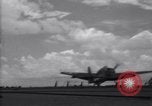 Standbild TBF Flugzeuge Nasen auf Deck der USS Bunker Hill Pacific Theater, 1944, aus Sekunde 10 historischem Filmmaterial Videoclip 65675027957
