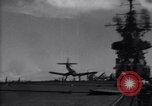 Image of F4U aircraft noses over during landing on USS Bunker Hill Pacific Theater, 1944, second 10 stock footage video 65675027958