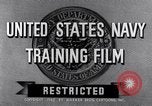 Standbild Navy training Film United States USA, 1945, aus Sekunde 3 historischem Filmmaterial Videoclip 65675027971