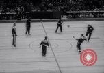 Image of Harlem Globetrotters versus Philadelphia Sphas New York City USA, 1958, second 7 stock footage video 65675027986