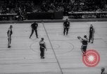 Image of Harlem Globetrotters versus Philadelphia Sphas New York City USA, 1958, second 14 stock footage video 65675027986