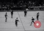 Image of Harlem Globetrotters versus Philadelphia Sphas New York City USA, 1958, second 16 stock footage video 65675027986